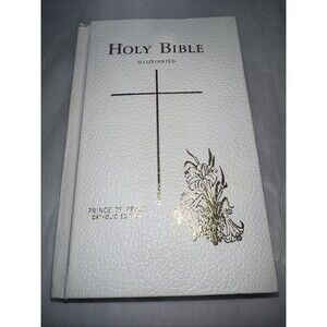 Bible Prince Of Peace Catholic Edition Illustrated Holy Bible 1976 VTG